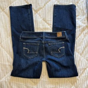 American Eagle Slim Boot size 4. Dark wash. Stretch.